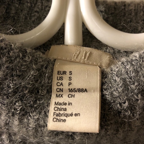 Grey wool/mohair sweater. - Picture 2 of 3
